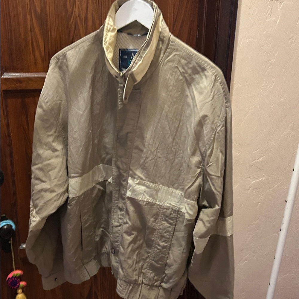 Members Only Men's Beige Jacket